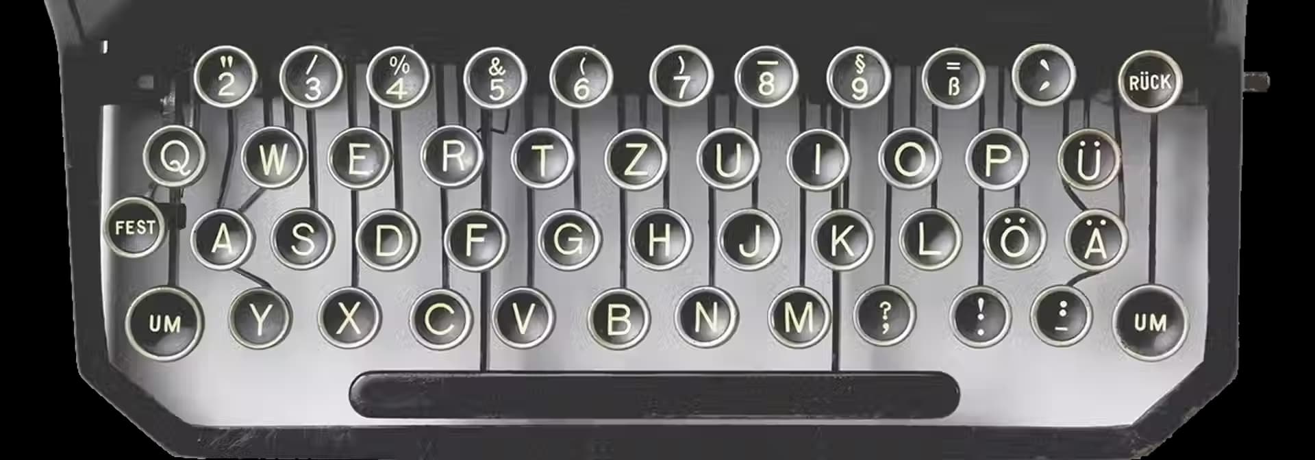 Vintage typewriter